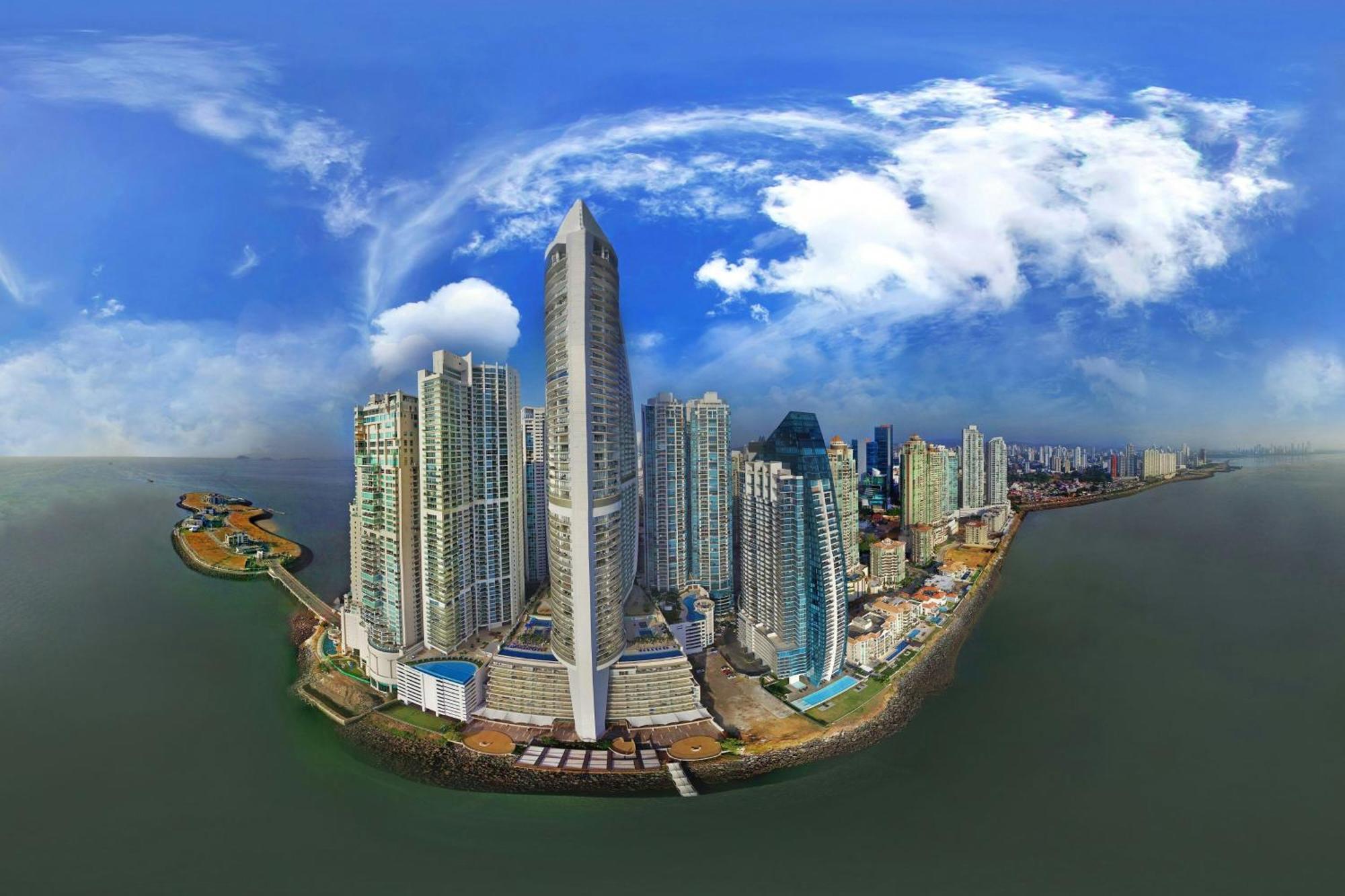 Jw Marriott Panama Hotel Kültér fotó Panoramic view of Punta Pacifica