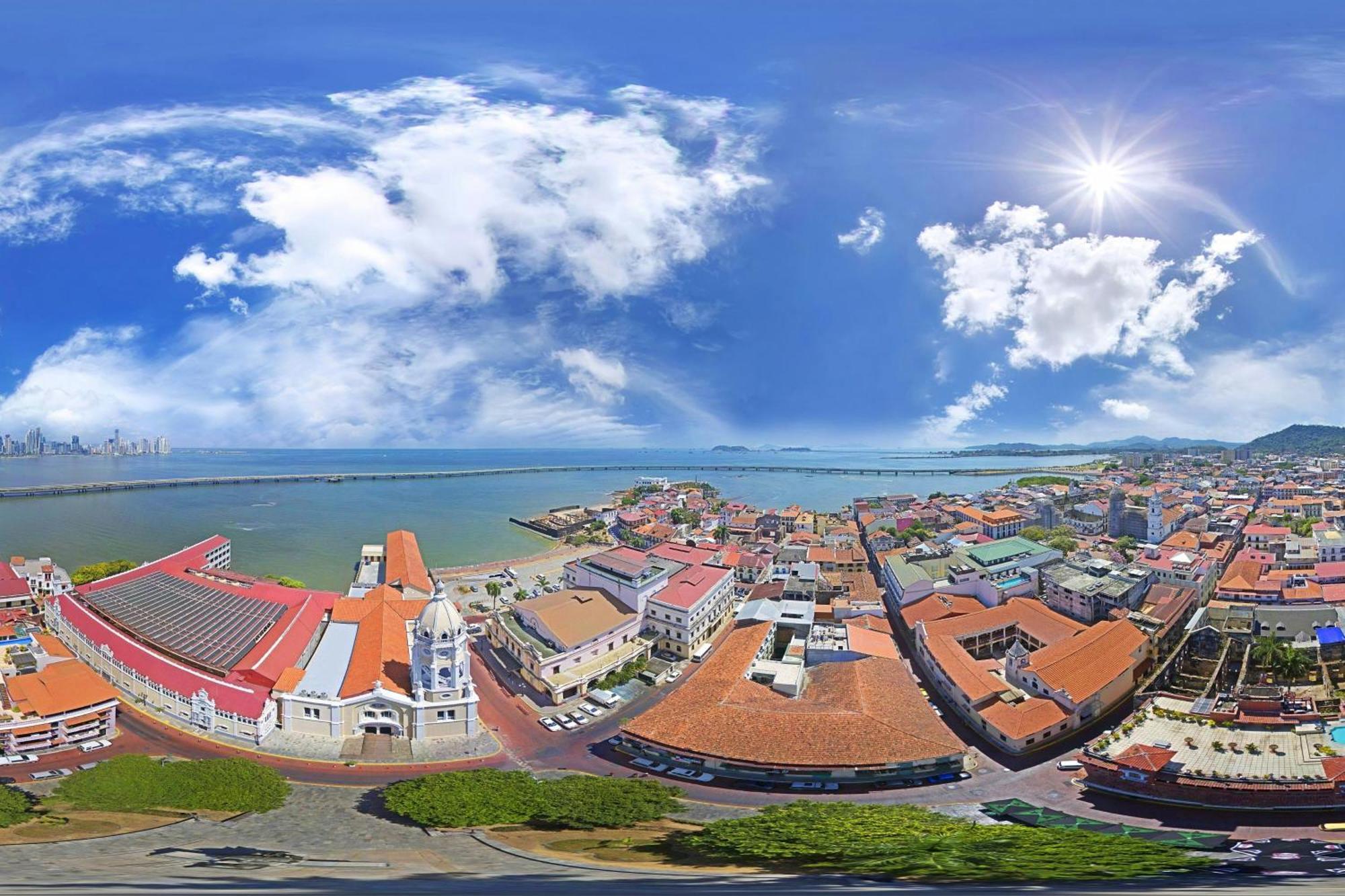 Jw Marriott Panama Hotel Kültér fotó Aerial view of the town